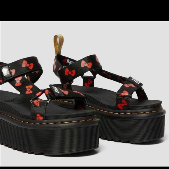 hello kitty dr martens sandals